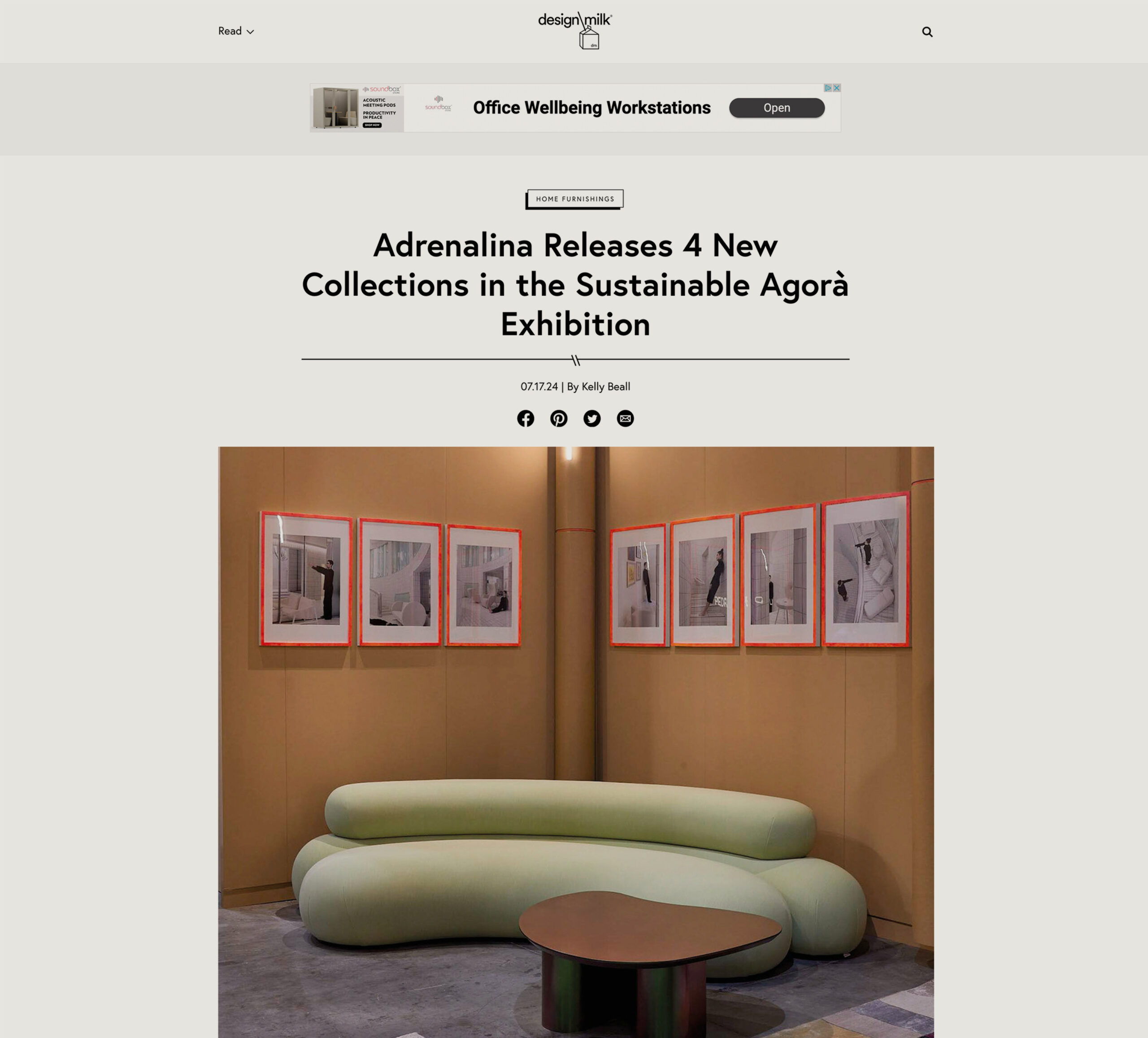Design milk 07/24 - Adrenalina