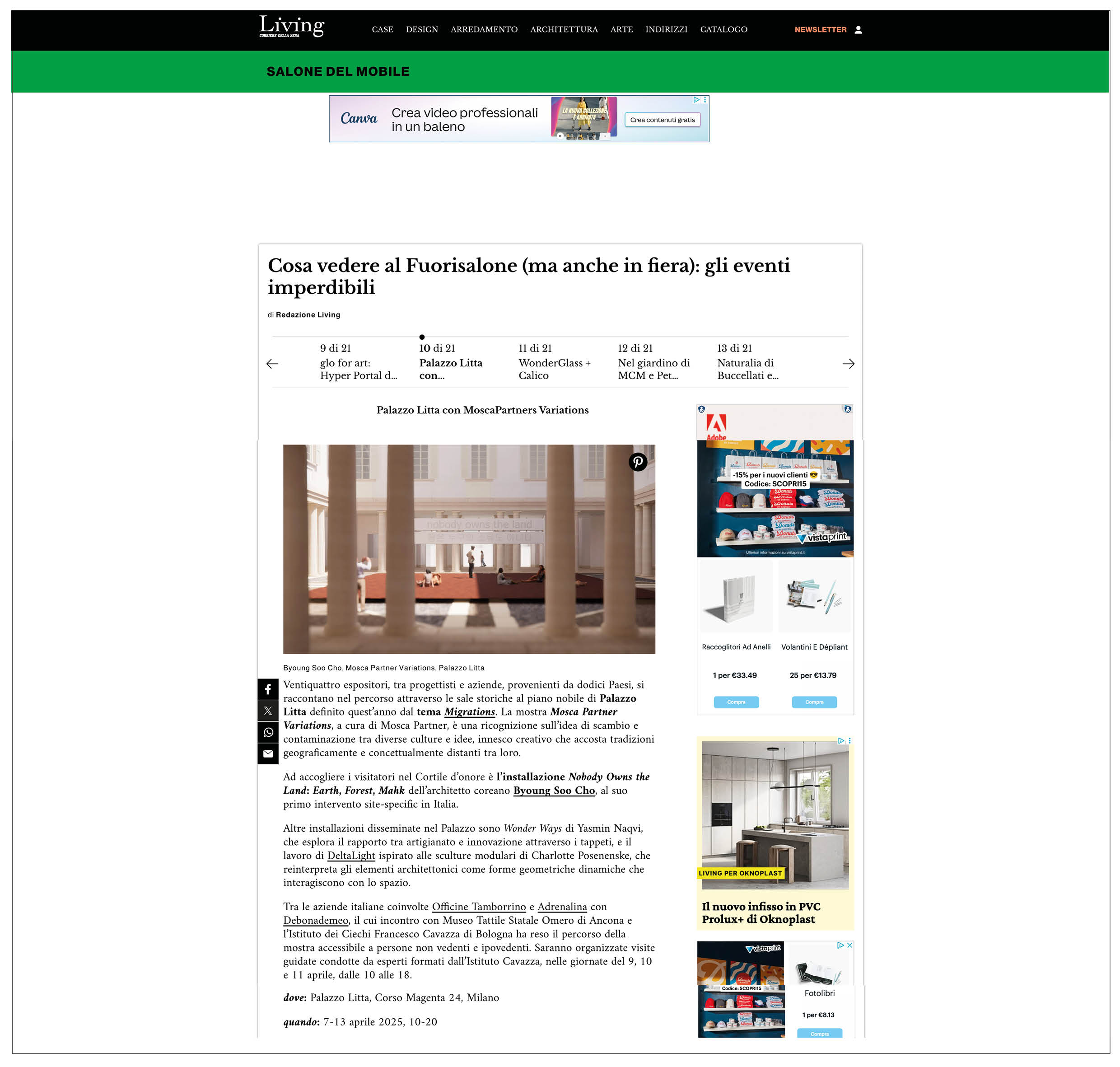 Living Corriere 03/25 - Adrenalina