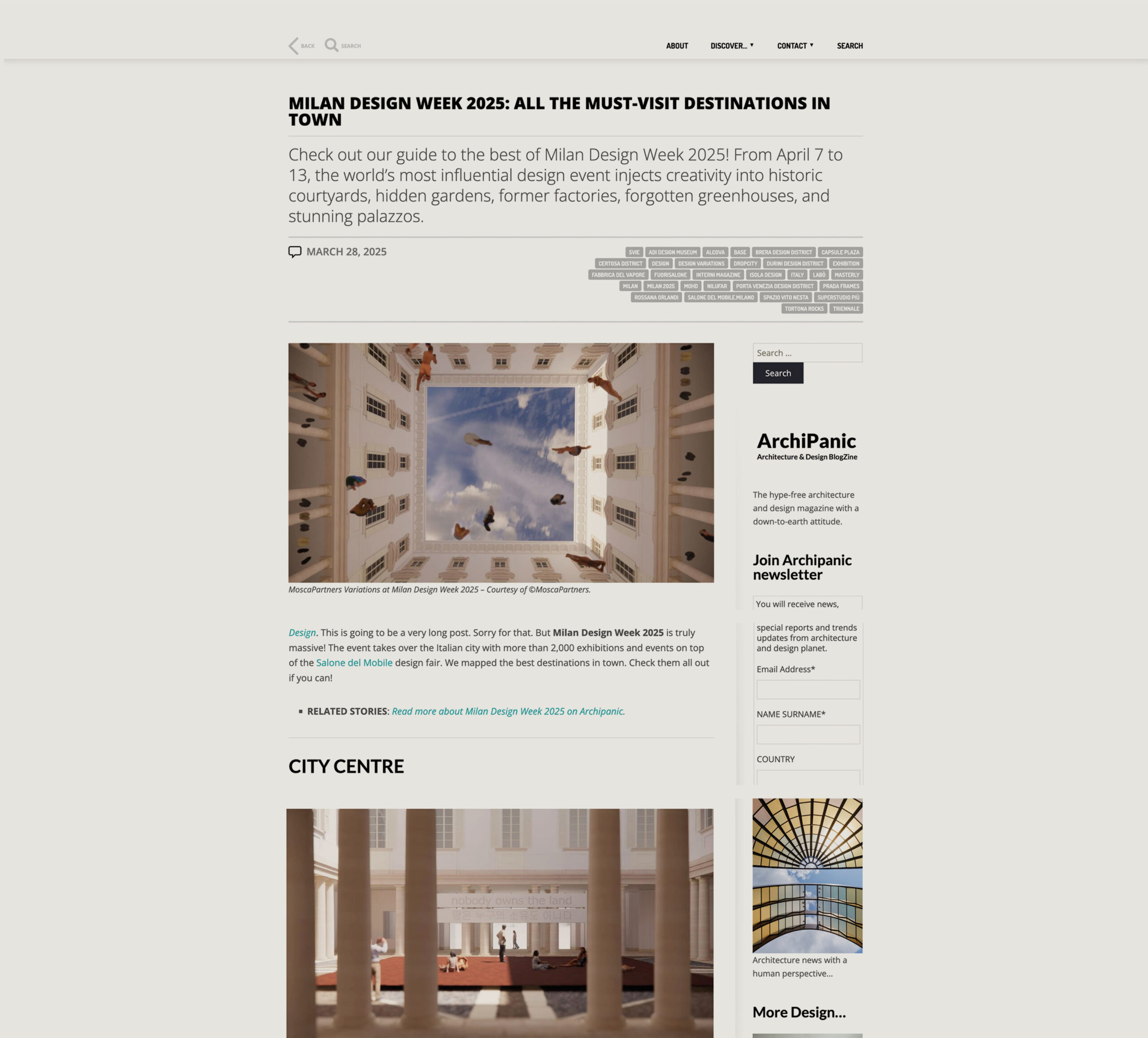 ArchiPanic 03/25 - Adrenalina ArchiPanic 03/25 - Adrenalina