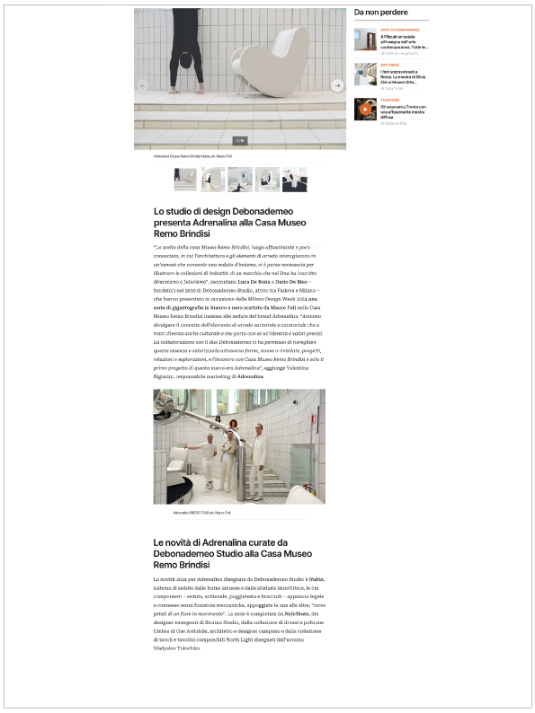 Artribune 07/24 - Adrenalina