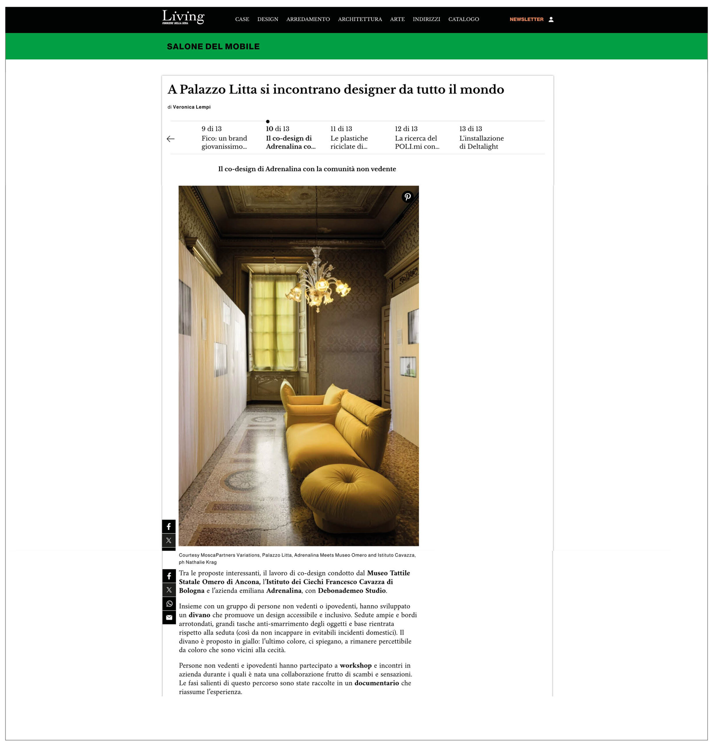 Living Corriere 04/25 - Adrenalina