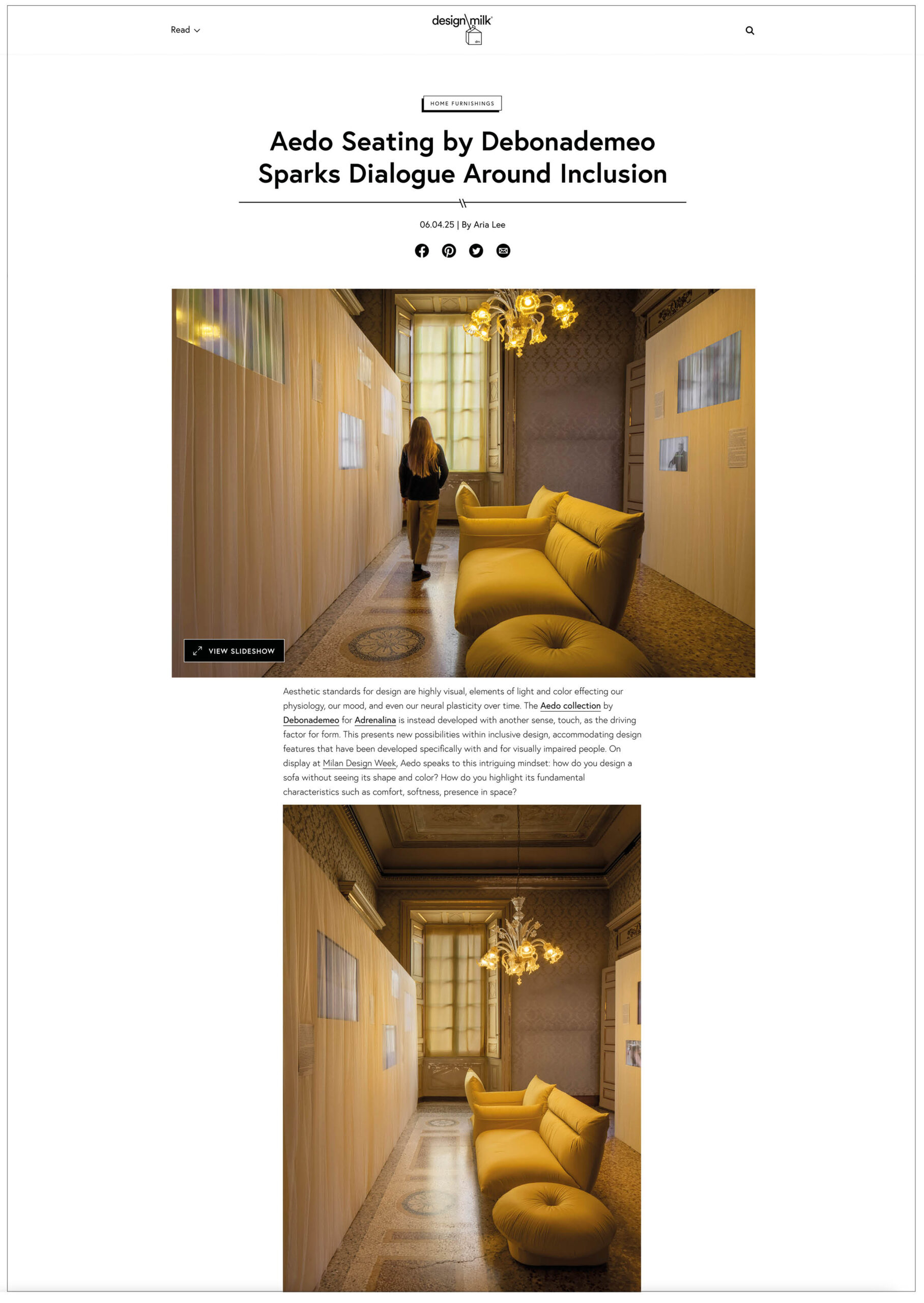 Design milk 04/25 - Adrenalina